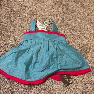 Matilda Jane Teal and Pink Casual Dress